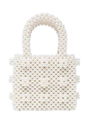 White pearl bag