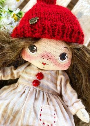 Текстильная интерьерная кукла.4 фото