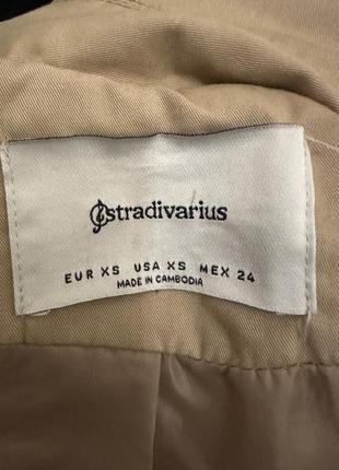 Тренч stradivarius xs8 фото