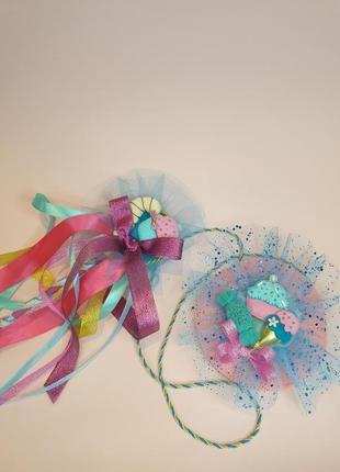 Конфетаная фея, повязка конфета, сумочка и волшебная палочка10 фото