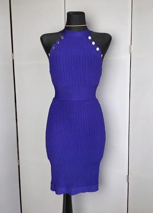 Женское платье короткое мини миди синее винтаж ретро вечернее marciano guess женский женские3 фото