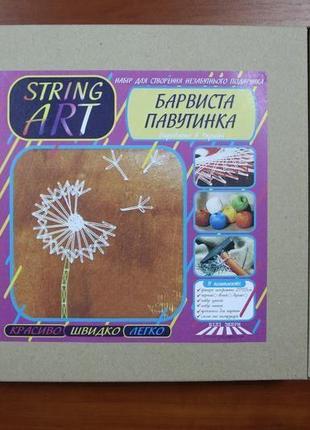 Набір для творчості в техніці string art кульбабка10 фото