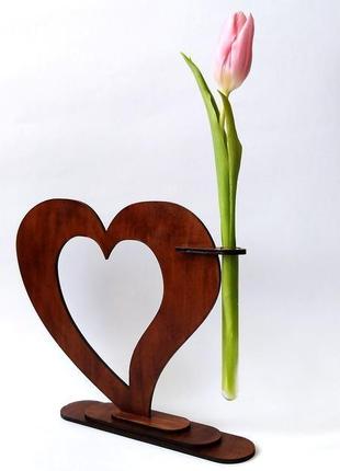 Ваза «любящее сердце»: подарите сердце любимому человеку1 фото