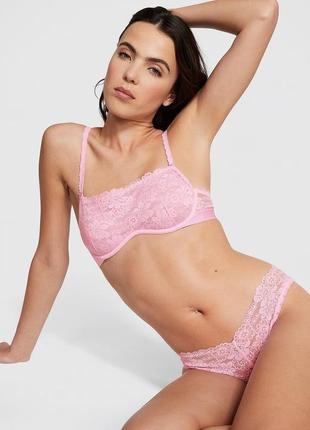 Кружевные трусики бразильана victoria’s secret pink оригинал3 фото