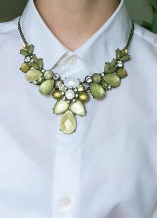 Винтажное бижутерия, ретро бижутерия, колье, ожерелье, цепь