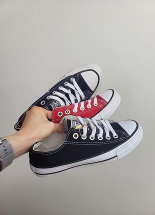 Кеди converse all star dark blue9 фото