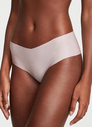 Трусики бесшовные xs l xl нежно-сливовые серебристые victoria's secret оригинал виктория сикрет5 фото