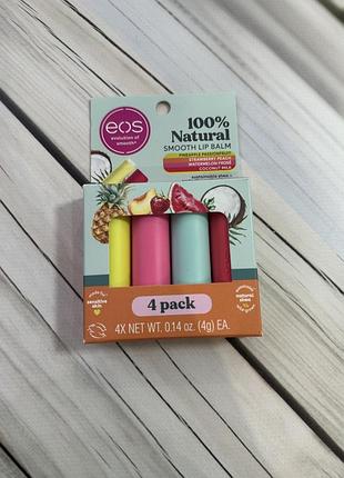 Набір бальзамів для губ eos
