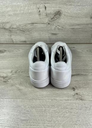 Adidas белоснежные кожаные кроссовки6 фото