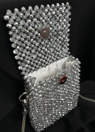 Кришталевий кейс для телефона "crystal phone case"4 фото