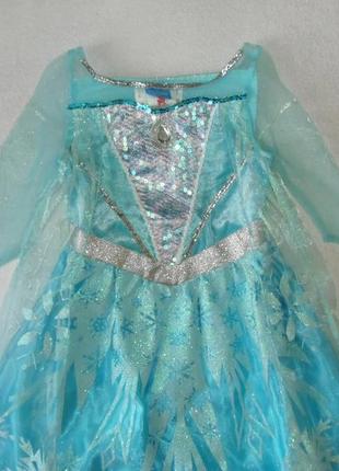 Карнавальна сукня ельзи, холодне серце на 4-5 років2 фото