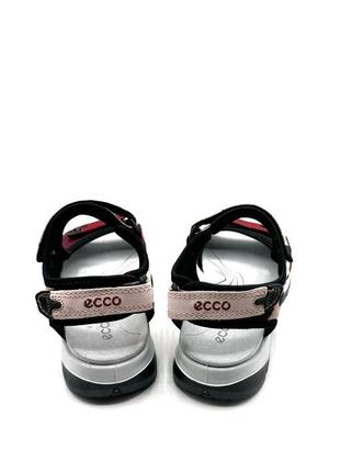 Оригинальные сандалии кожаные от бренда ecco2 фото