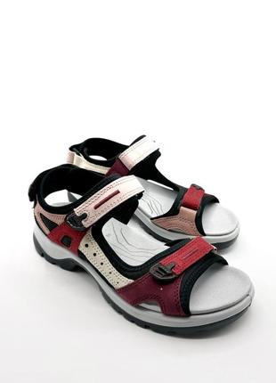 Оригинальные сандалии кожаные от бренда ecco4 фото