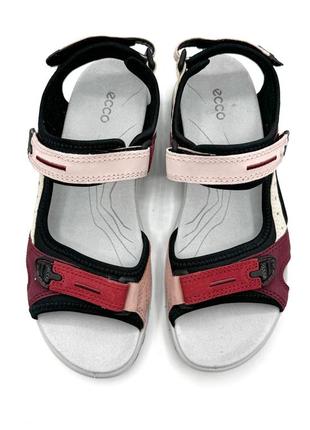 Оригинальные сандалии кожаные от бренда ecco3 фото