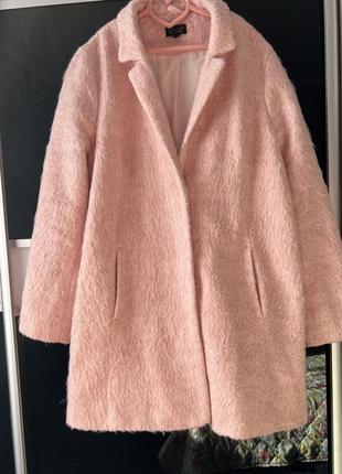 Мʼяке рожеве пальто 🌸🌸🌸1 фото