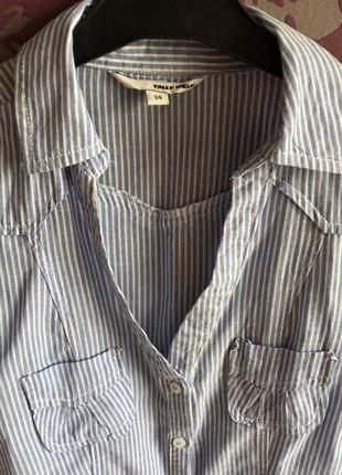 Сорочка-блуза з бавовни tally weijl2 фото