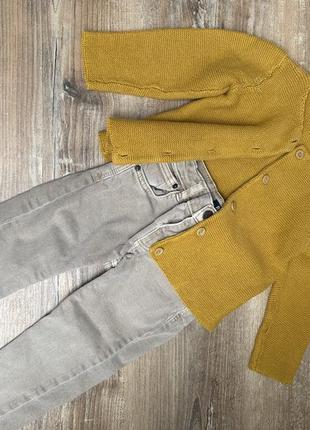 Zara джинсы бежевые 925 фото