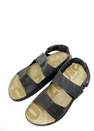 Оригинальные сандалии кожаные от бренда ecco6 фото