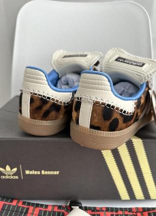 Кеды кроссовки леопард adidas samba pony wales bonner leopard5 фото