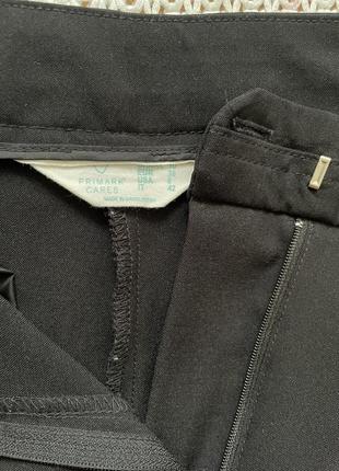 Черные классические прямые брюки primark2 фото