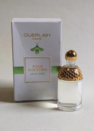 Guerlain aqua allegoria limon verde edt миниатюра 7.5 мл1 фото