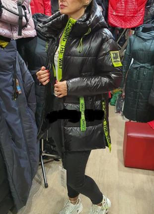 🔥 пуховик 😊 куртка зима тепла довга біо пух туреччина10 фото