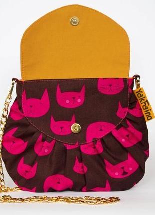 Женская сумочка  мультяшные коты3 фото