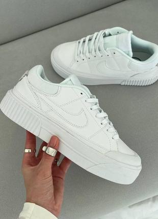 Nike court legacy white1 фото