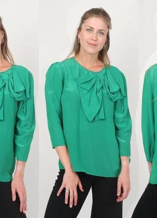 Блуза шелк вискоза рукав 3/4 от французского люкс бренда