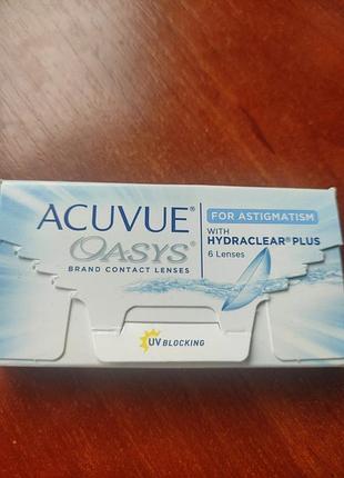 Контактные данные торические acuvue oasys