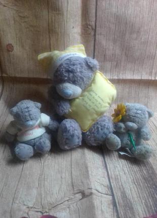 Ведмедики тедді у комплекті 3шт