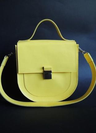 Женская сумка желтая1 фото