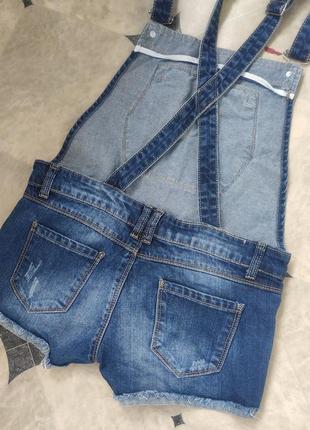 Новий жіночий джинсовий комбінезон4 фото