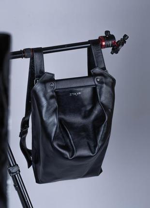 Статусний чоловічий рюкзак ручної роботи\чорний чоловічий рюкзак з преміальної шкіри\шкіряний рюкзак