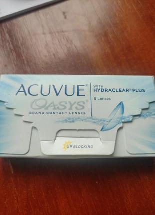 Контактные линзы acuvue oasys