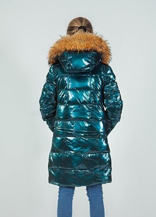Пальто зимнее девочка donilo 5729, размер 128 - 1586 фото