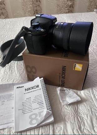 Nikon 85mm 1.8g объектив ціна 16000грн