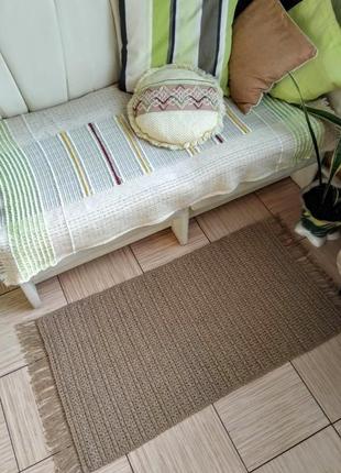 Еко килимок з бахромою килимок доріжка2 фото