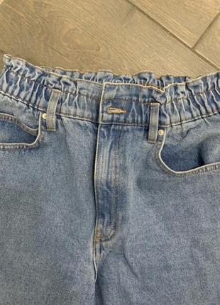 Женские хлопковые джинсы высокой посадки2 фото