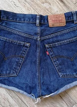 Джинсовые шорты levis 501 made in Ausa