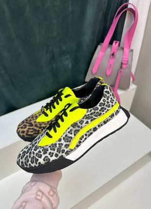 Эксклюзивные леопардовые кроссовки цвет на выбор8 фото