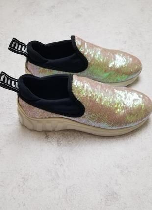 Кросівки miu miu by prada pink petal sequinned chunky sneakers