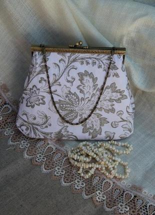 Текстильная сумка с фермуаром коллекция "комфорт"1 фото