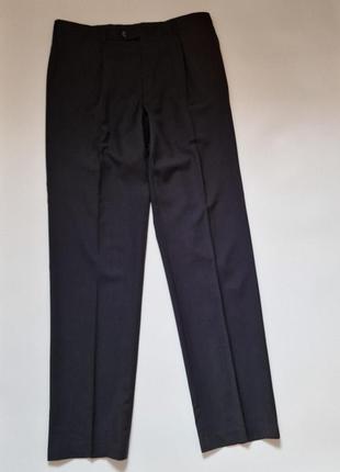 Класичні брендові чорні штани чоловічі luigi bianchi mantova італія6 фото