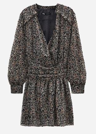 Сукня zara турецький огірок принт