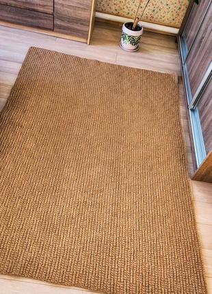 Килим. джутовий килим. плетений килим.4 фото