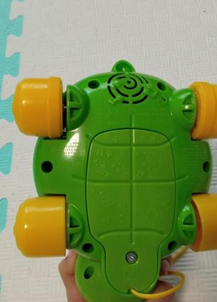 Интерактивная черепаха vtech каталка поет 6