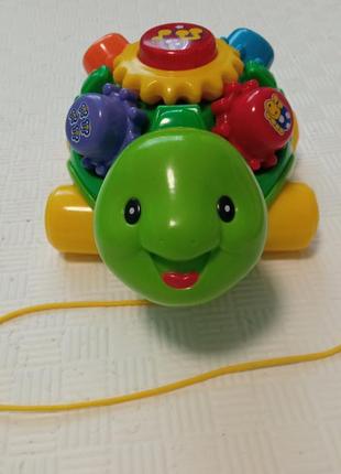 Интерактивная черепаха vtech каталка поет 3