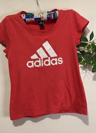 Футболка adidas для девочки 9-10 лет (№115)6 фото