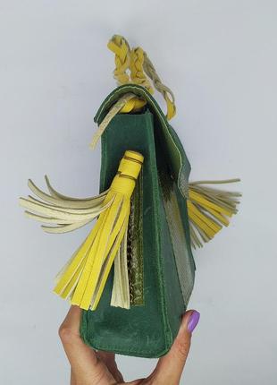 Женская сумочка с кожы змеи2 фото